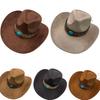 American Retro Ethnic Style Western Denim Hat Men and Women Xinjiang Xizang Desert Travel Wear Personalized Knight Hat