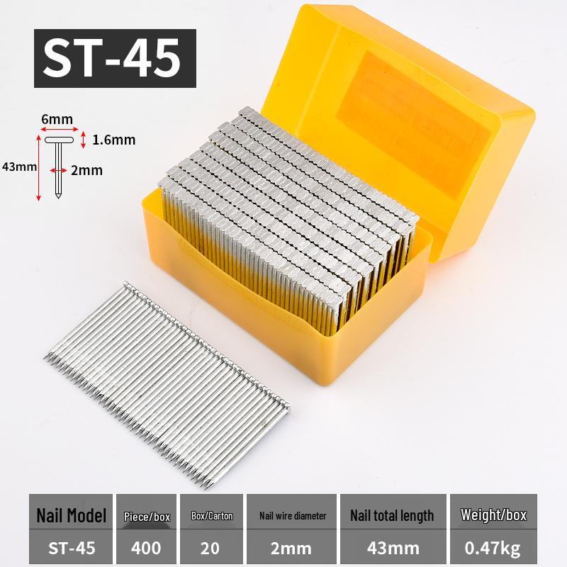 ST Series Steel Strip Pneumatic Nails: Concrete & Carpentry ST18-ST45