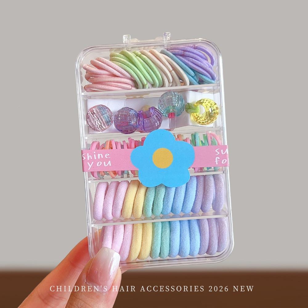 Spiral Design Mini Hair Bands High Elasticity Thin Hair Ties Ponytail Holders For Toddler Girls