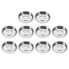 Disc Set Stainless Steel Saucer Dessert Dishes Spice Kitchen Tableware Seasoning Soy Spices
