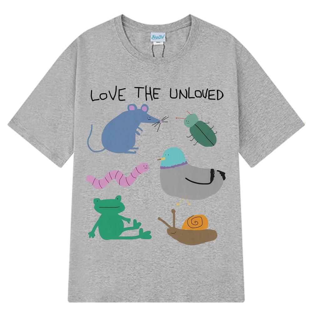 Funny Animal Pigeon Rat Frog Fashion Graphics T Shirt Summer Cotton Casual Short Sleeve Tees Oversized Hip-hop Unisex T-shirts