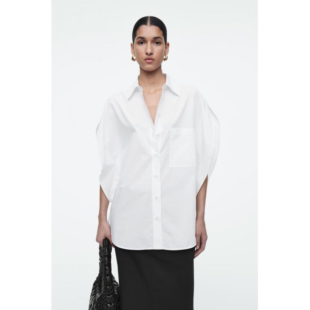 

Cos Japan Round Short Sleeve Shirt white/32