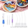 Needle Punch Embroidery Embroidery Punch Embroidery Punch for Needle Stitch Embroidery Adjustable for DIY Crafts Kit, Pen, Needles, Needles, Yarn,