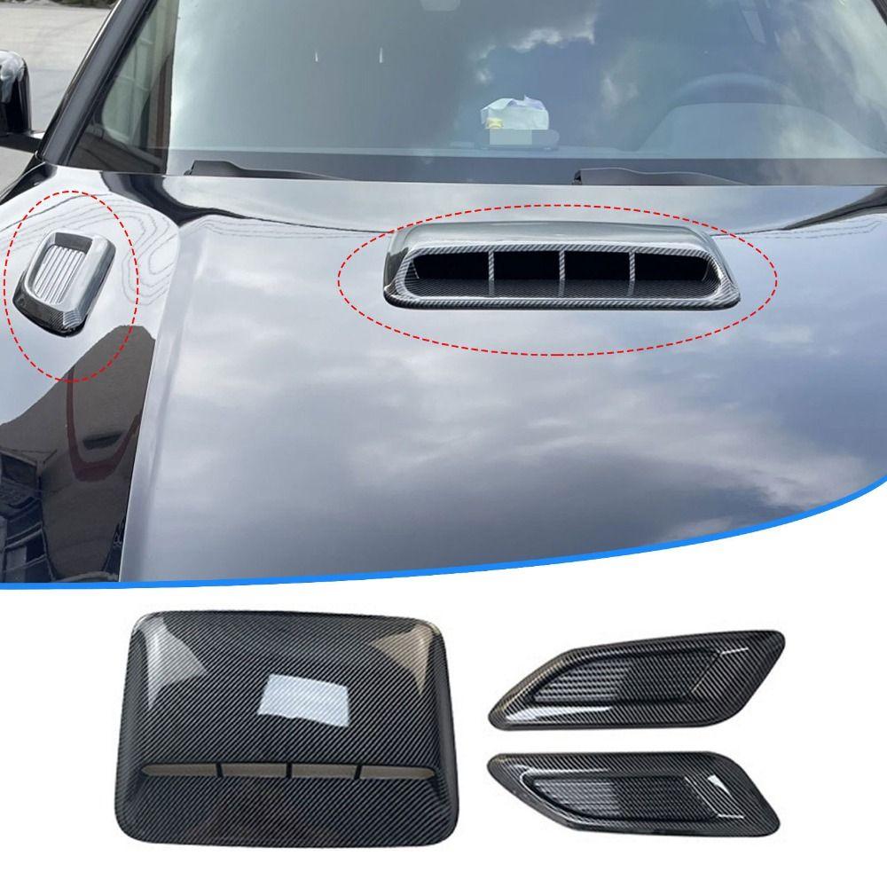Universal Car Air Flow Intake Hood Auto Exterior Air Outlet Decorative Cover  Car Modification