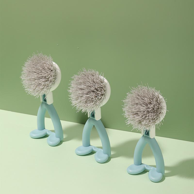V Shape Dishwashing Brush With Hanging Hook For Kitchen Cleaning And Gaps