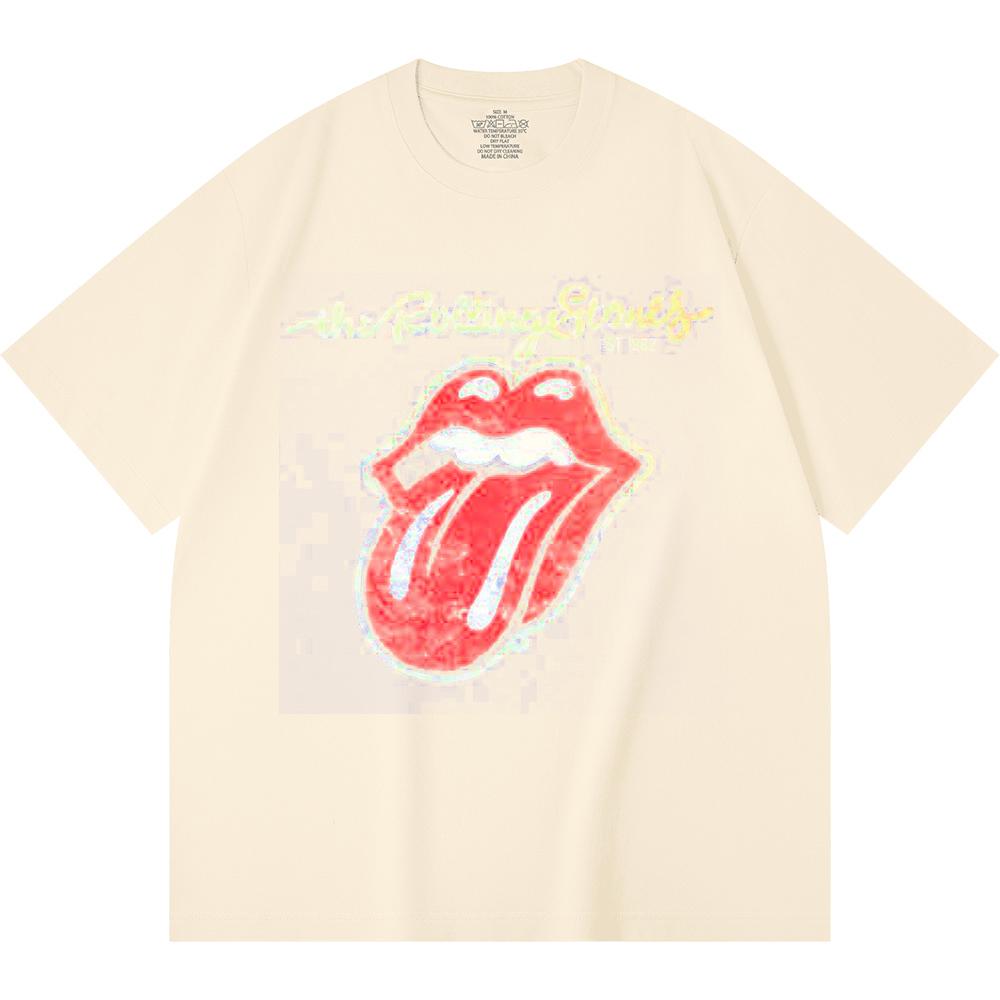 T-shirt Heavy Metal 100% Cotone 230 Gsm Stampa Band Rock Musica Popolare Unisex T-shirt Pesante in Cotone