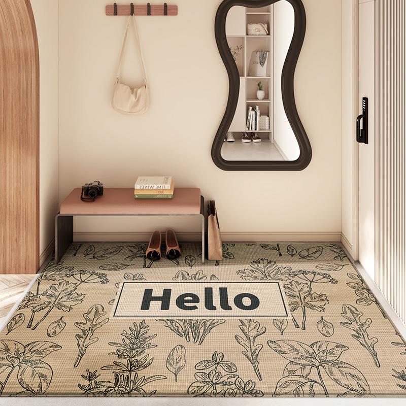 

Скандинавский входной коврик грязеотталкивающий противоскользящий пылезащитный коврик из шерсти кени домашний входной коврик впитывающий грязевой ковер 50*80cm