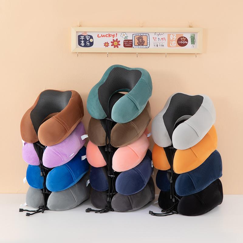 Neck Pillow Memory Cotton Airplane Neck Pillow Nap Pillow Student Travel Sleeping U Shaped Pillow