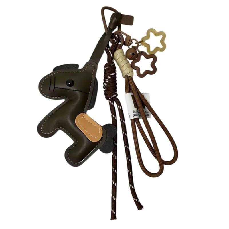 Easy Install Bag Charm Decorative Horse Accessory Quickly Upgrade Bag Look Bag Pendant Present For Any Celebration