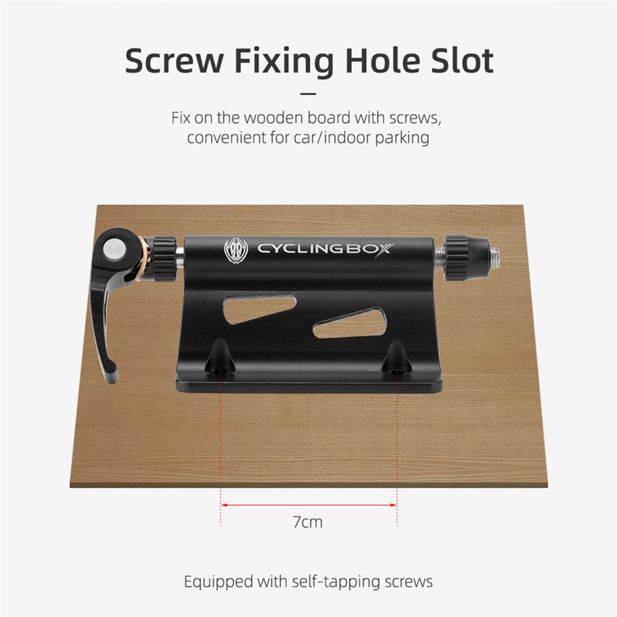 Aluminum Alloy Mountain Bike Rack Block Fork Mount Holder Cycle Mount Bracket