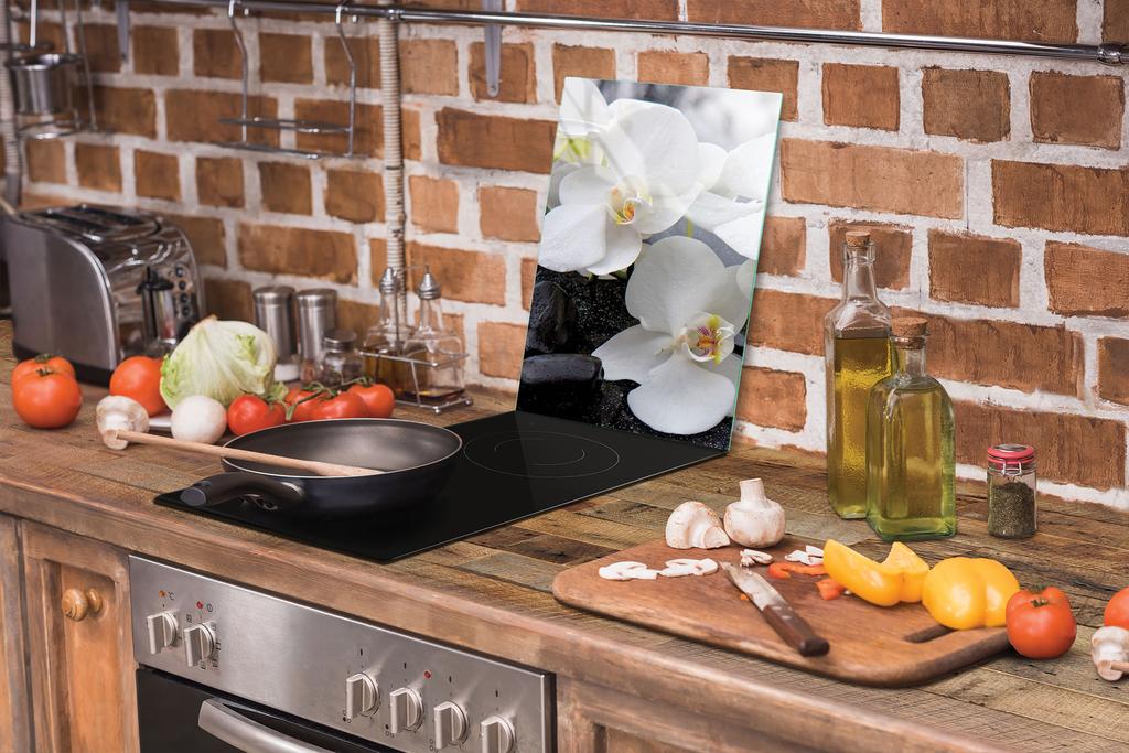 SZKLANA DESKA DO KROJENIA 35x52 ORCHIDEA