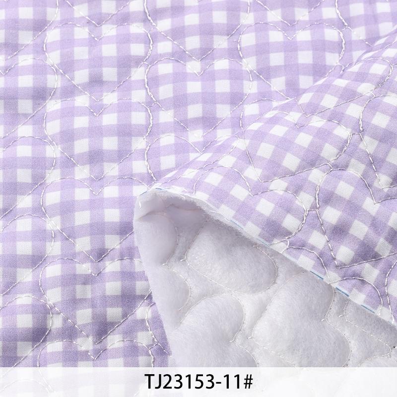 

0.5/1/2 Yards Pure Cotton Grid Quilted Cotton Fabric for Winter Coat Gloves Pet Beds Makeup Bags Handmade DIY Clothing Fabrics 45x145cm