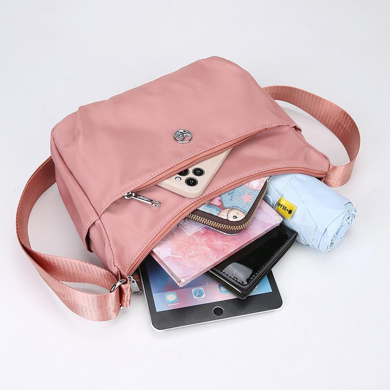 Women's Shoulder Bag Solid Color Hobo Bag Crossbody Bag Lightweight Mother Bag