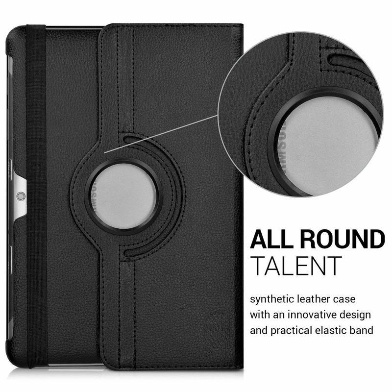 Magnet for Samsung Galaxy Tab 2 10.1 GT-P5100 P5110 P5113 P7500 P7510 Tablet Case 360 Rotating Bracket Flip Stand Leather Cover