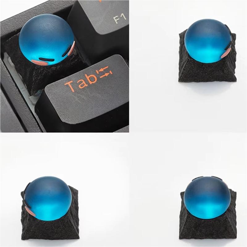ESC Keycap Transparently Base Lovely Shaped Resin Keycap, Enhances Typing Experience For Gamers And Office Workers