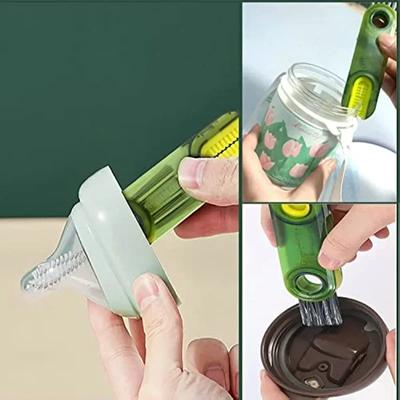 Home Garden Useful Things for Kitchen Gadgets Dish Soap Household Accessories Cup Mouth Brush Merchandises 3 In 1 Cleaning Tools