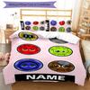 3pcs SPRUNKI10 Cover Set - Personalized Name, HD Printed Bedding with 1 Cover and 2 Pillowcases - Perfect for Home Decor, Easy Care