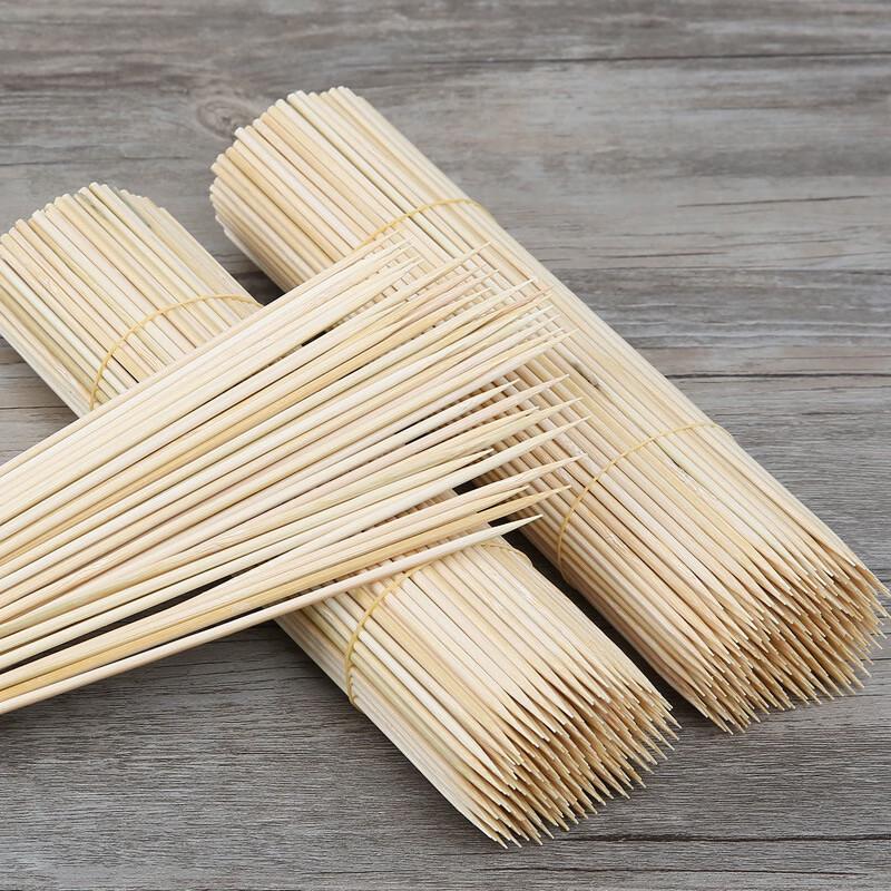 ZISIZ Disposable Moso Bamboo BBQ Skewers