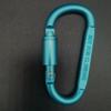 Multi Colors Safety Buckle with Lock D-shape Carabiner New Sports Keychain  Outdoor Tool