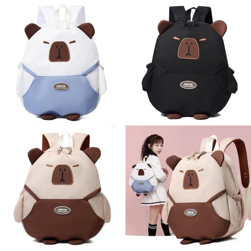 Eyecatching Kindergarten Lightweight Backpack For Boys And Girls Featuring Adorable Cartoon Characters In Colors Various