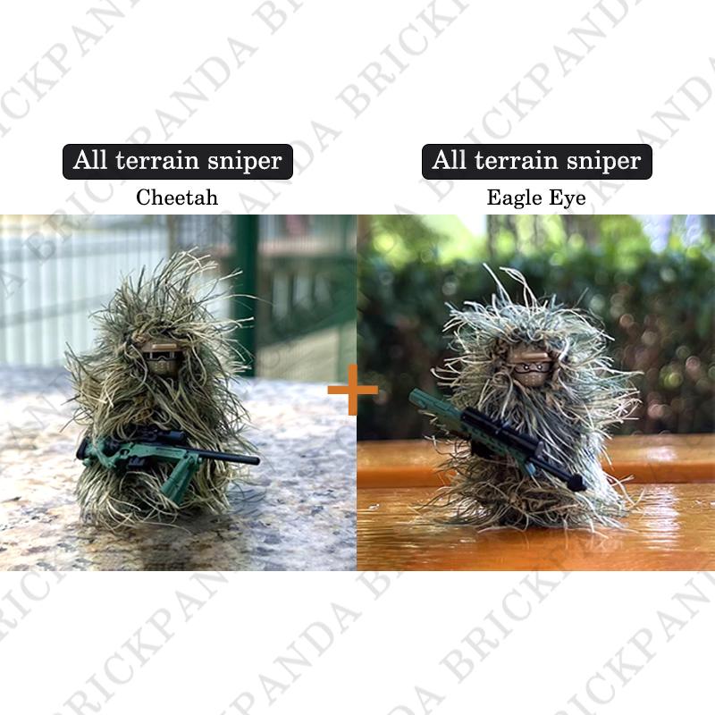 Military Series Soldier Figures Building Blocks SWAT Army Special Force Sniper Camouflage Clothes Ghillie Suit Games Bricks Toys