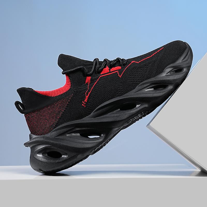 Men Flyknit Running Shoes Sneakers Male Tenis Luxury Designer Mesh Breathable Casual Fashion Blade Cushioning for Men