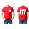 Personalised Canada Soccer Fan T-Shirt: Custom Name Number Cotton Tee