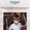 2Pcs Drum Mute Silicone Sleeves Weakened Sound Silencers, Practice Tips, Drumstick Head Rubber Sleeves For Quiet Drumming