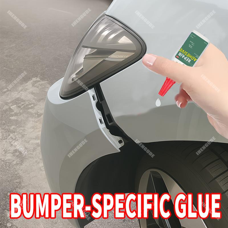 Adesivo Plastico per Paraurti Auto Heavy-Duty - Adesivo Strutturale per Riparazioni di Crepe, Scheggiature e Danni da Impatto - Non Richiede Saldatura, Adatto per Paraur