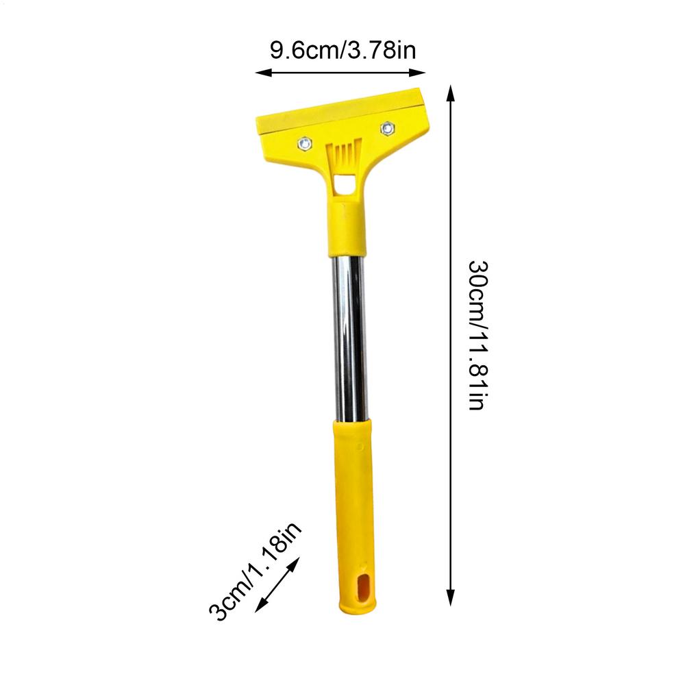 Glass and tile adhesive removal scraper Detachable long-handled window scraper Glass Wiper Shower Squeegee  Glass Cleaning Tool