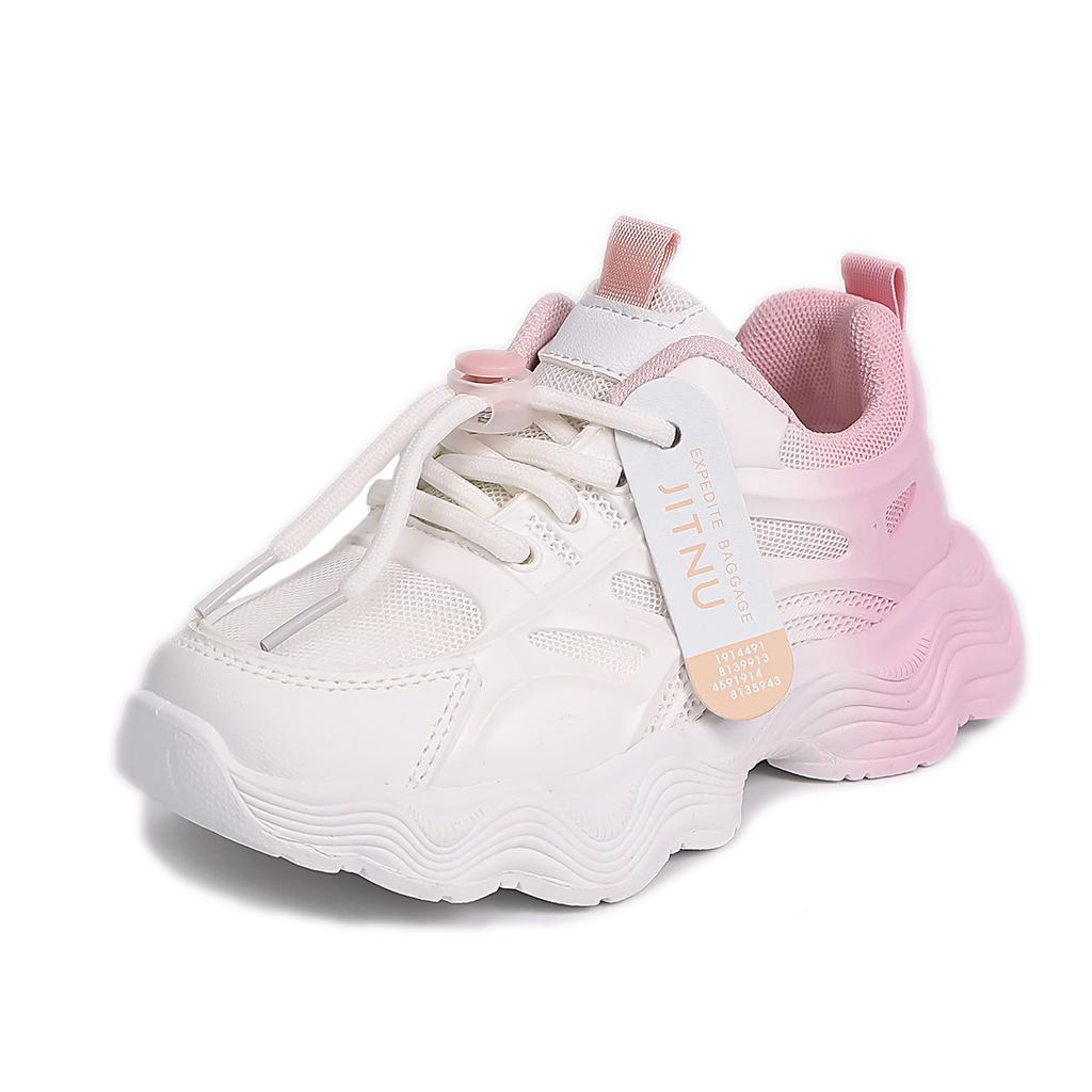Children's Sports Shoes Spring New Boys Casual Shoes Versatile Autumn Girls Dad Shoes Breathable Medium and Older Children's Shoes