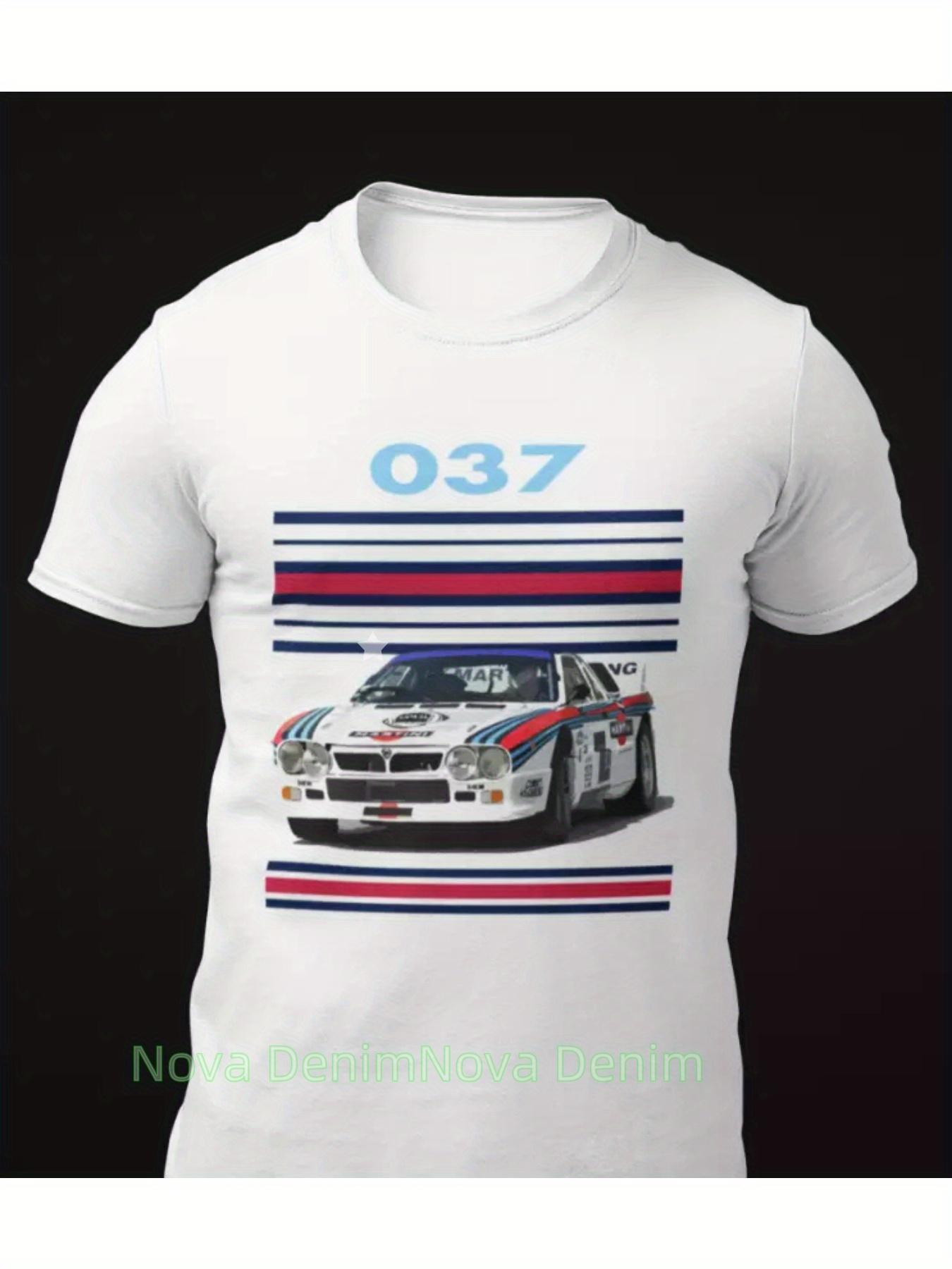 

Graphic T-Shirt Featuring The 1982 037 Rallye EVO 2 Corsa from Group B Racing XL