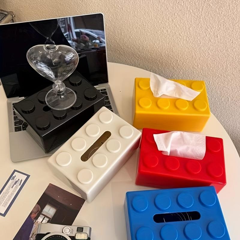 1pc Brick Style Tissue Box,Multifunctional Organizer Suitable for Kitchen,Bathroom,Living Room,Wall,Desktop Decorative Storage