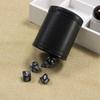 Dices Game Props Dices Shake Container PU Leather Supplies Dices Cup Bracket Roll the Dices Board Game Cup Containers