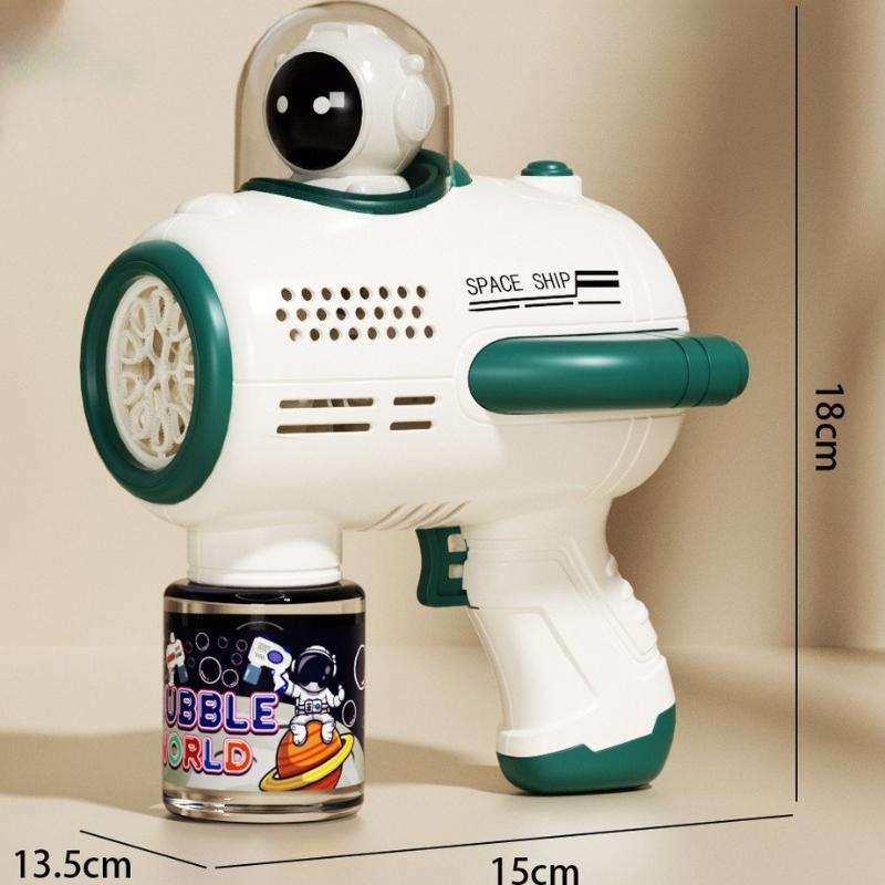 

Kids Space Astronaut Themed Bubble Machine Toys A Fully Automatic Bubbles Gun For Children Outdoor Toy Birthday Partie Into Gift