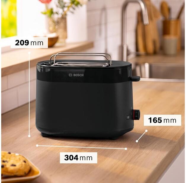 Toaster Bosch TAT2M123 My Moment Black