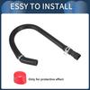 Engine Heater Hose Assembly, HVAC Heater Outlet Pipe No.XL3Z18472AB for Ford F-150 4.6L 2002-2004 for Ford Expedition 1997-2002 Rubber Black, 1 Pc