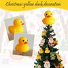 Yellow Duck Christmas Tree Topper Decoration Reusable 3D Spring Duck Xmas Tree Top Ornament Christmas Party Supplies