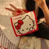 Sanrio Hello Kitty Cosmetic Bag Cartoon Cute Large Capacity Folding Storage Travel Bag Kawaii Portable Handheld Bag