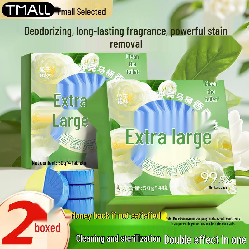 Ling Detergente per WC a Bolle Blu - Fragranza Intensa, Potente Anticalcare, Profumo Fresco, Rimuovi Odori.