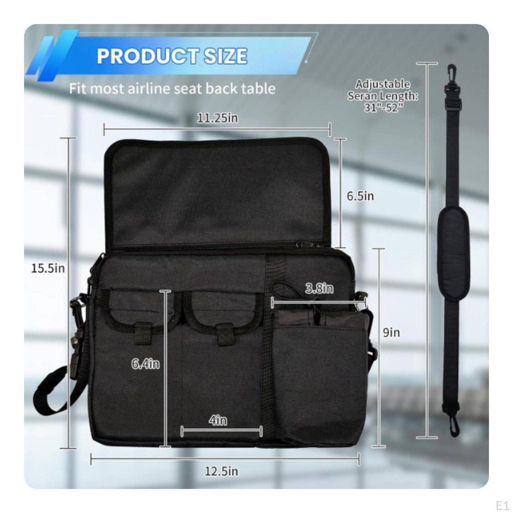 Airplane Pocket Organizer Multiple Pockets Seat Back Portable Storage