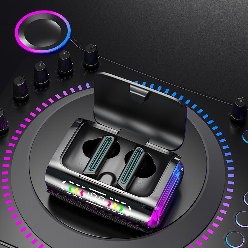 

Новый продукт Беспроводные Bluetooth-гарнитуры с углеродными волокнами имеют низкое шумоподавление Tws в ухе чёрный