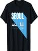 T-shirt Illustration Moderne Symbole Seoul Corée du Sud