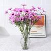 Long Branch Artificial Daisy Flowers Natural Simulation 5 Head Silk Small Daisy Flowers Multi-color Decorative