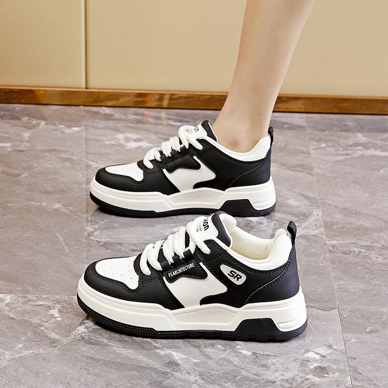 Little white shoes female student Korean version 2025 spring and autumn new versatile casual sports board shoes ins single shoes HL-6616