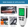 Probe Car Paint Thickness Gauge Electroplate Metal Tester Meter High-precision LCD Painting Measuring Tool Black