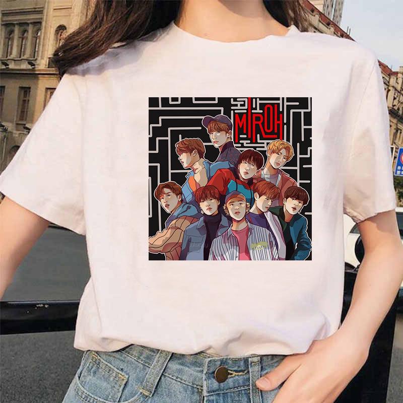 

Kip Streyki Женская футболка K Pot Streyki Футболка в стиле хип-хоп Harajuku Корейский Kawaii XL белый