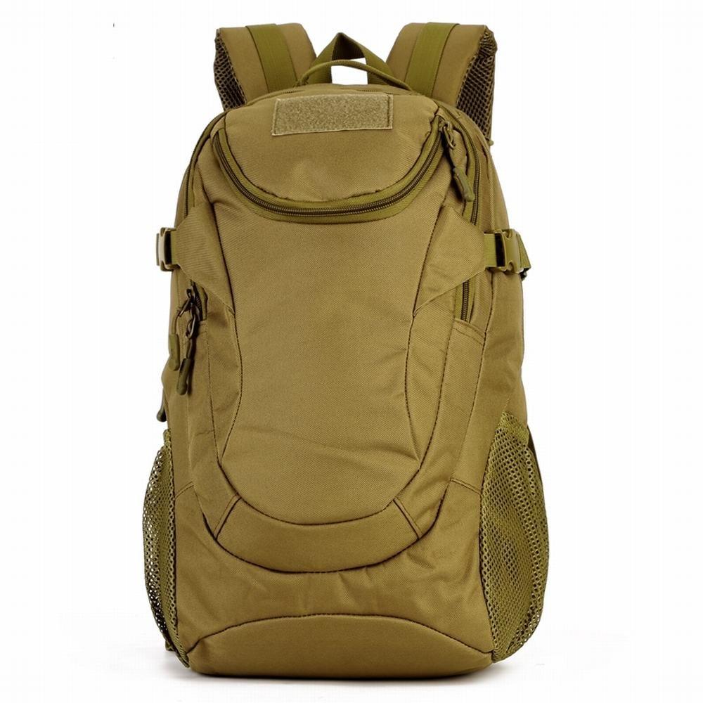 [PHOENIX IKKI] 25L Lightweight Camouflage Backpack, 5 Colors Available, Durable, Water-Resistant, Unisex, Outdoor Backpack, Casual Daypack, Brown