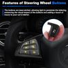 Steering Wheel Buttons for Mercedes-Benz C250 C300 C350 C-Class (W205) 2016-2018 for Mercedes-Benz GLC Class Steering Wheel Button Cover Replaces
