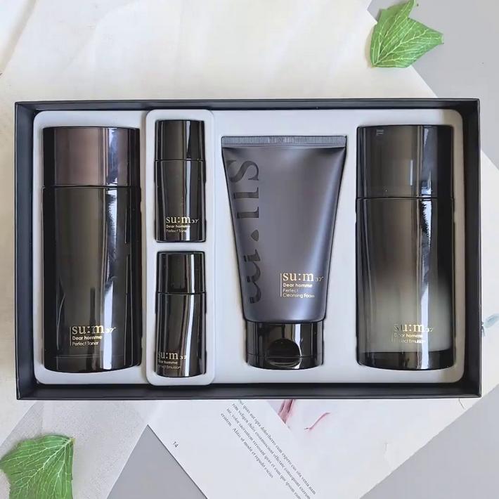 su:m37 SUM37 Dear Homme Perfect Special Set 5 Items / Revitalizing, Moisturizing, Korean Cosmetics, Kbeauty